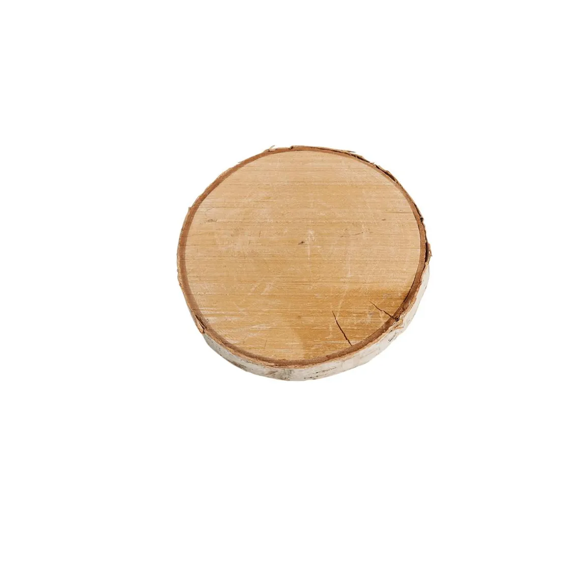 DecoWoerner Decoración Natural|Decoración Temática>Disco De Abedul 16 X 2 Cm Y 15 Cm Ø Juego De 3