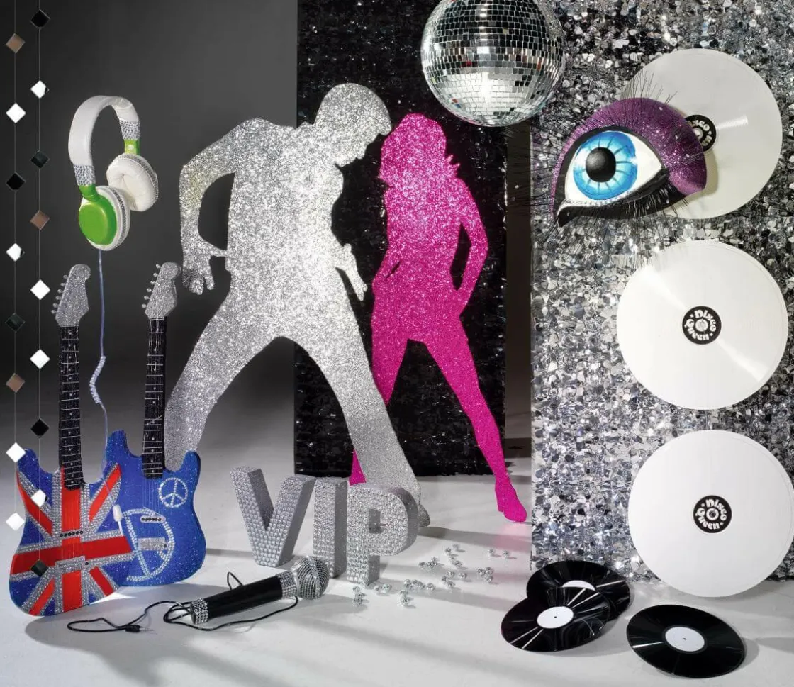 DecoWoerner Decoración Temática>Disco De Vinilo, Ø 30 Cm