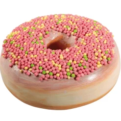 DecoWoerner Chupetes Xxl>Donut Decorativo Con Perlas De Azúcar 20 Cm Ø Colorido
