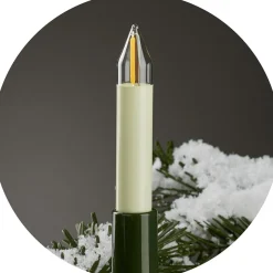 DecoWoerner Luz Decorativa|Luces De Navidad>Eje Velas Luz Cadena Para Interior Y Exterior 22 M