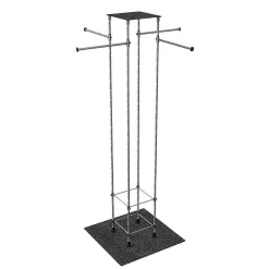 DecoWoerner Percheros>El Puesto De Ropa Confeccionada LOFT, 85 - 145 Cm
