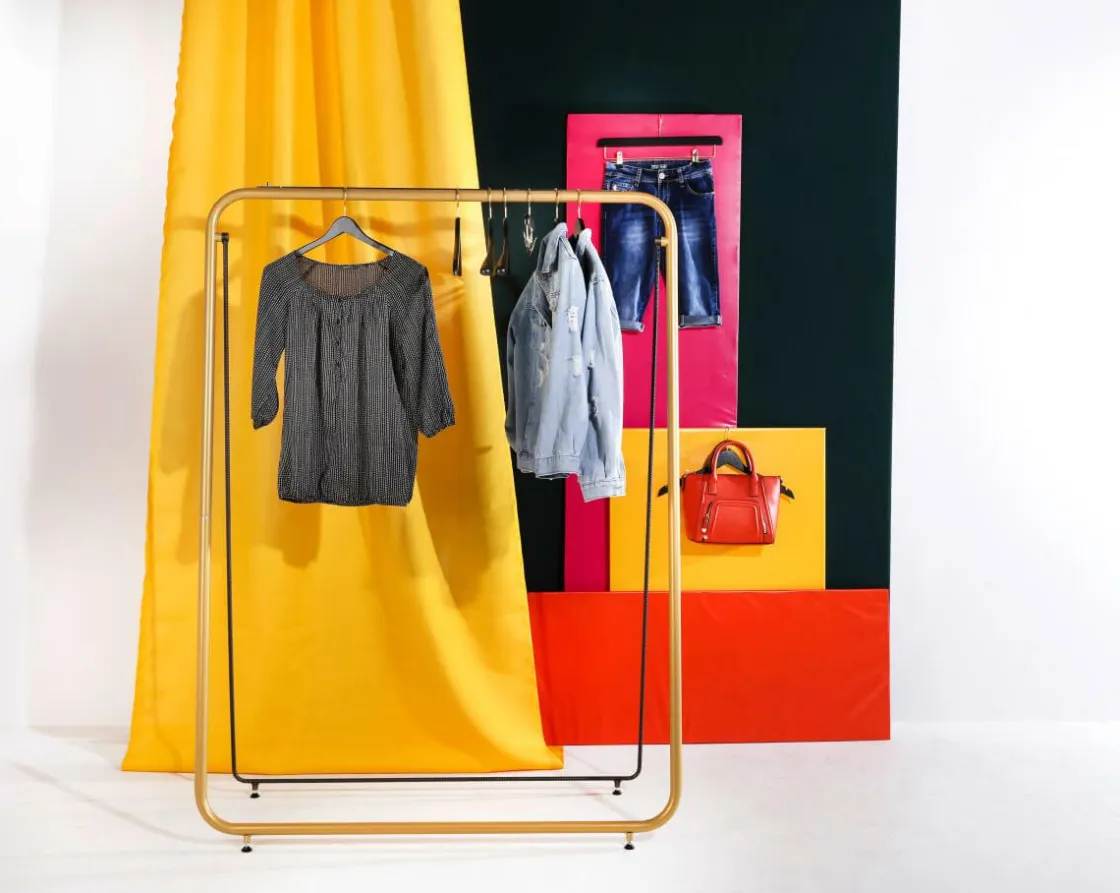 DecoWoerner Percheros>El Puesto De Ropa Confeccionada, 160 Cm