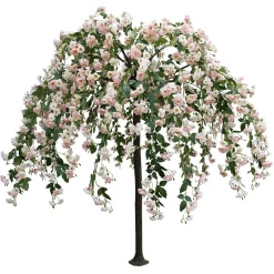 DecoWoerner Decoración De Primavera|Árboles Artificiales>El árbol De s Artificial Blanco/do, 210 Cm