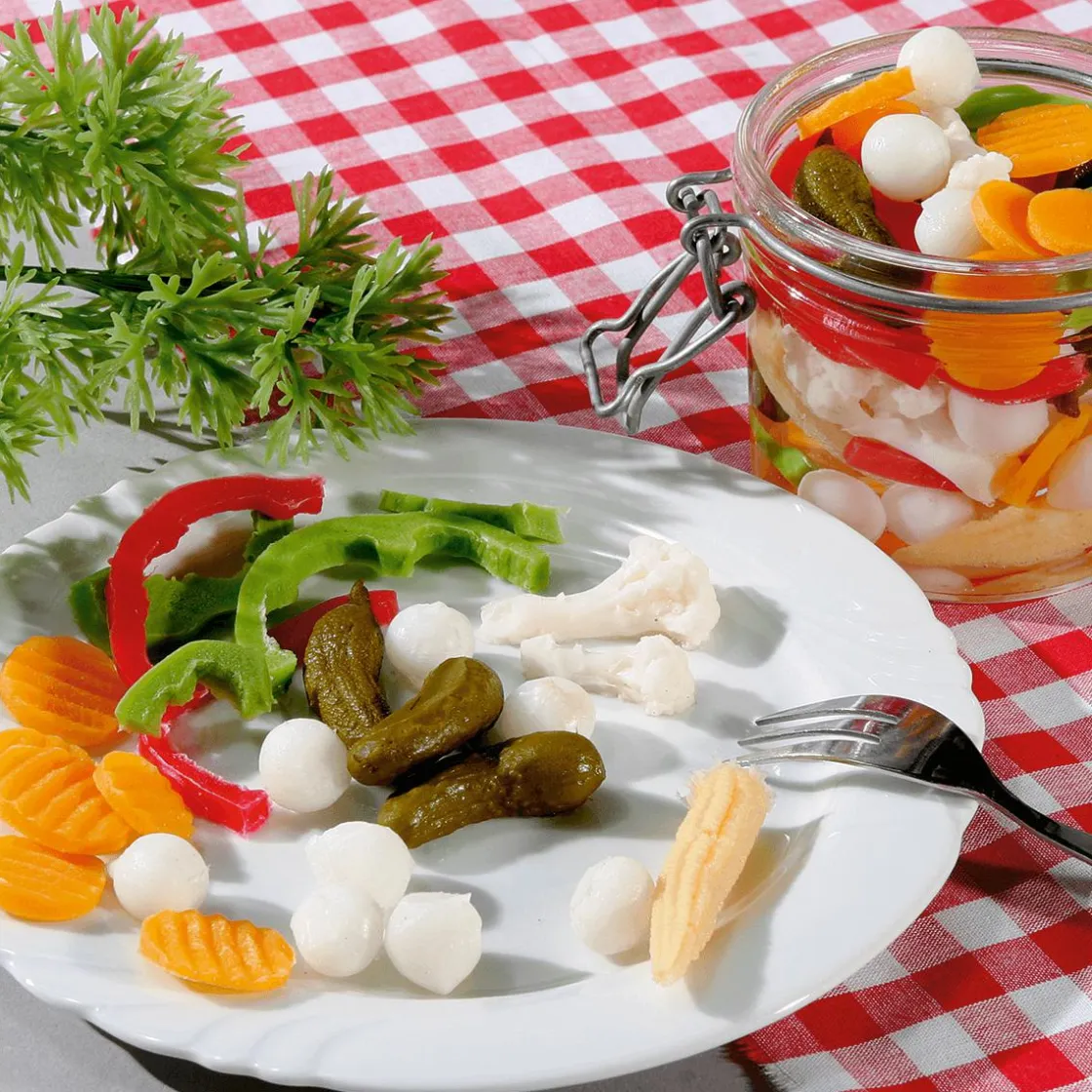 DecoWoerner Platos Y Comida Rápida|Verduras Y Hierbas>Encurtidos Variados Alimento De Imitación