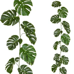 DecoWoerner Guirnaldas Y Vides|Plantas Verdes>Enredadera Monstruosa Artificial Ignífuga 180 Cm