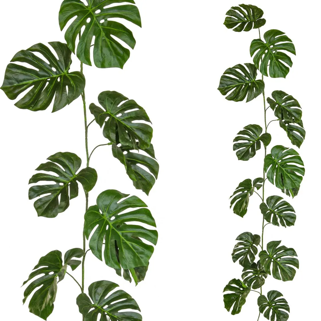 DecoWoerner Guirnaldas Y Vides|Plantas Verdes>Enredadera Monstruosa Artificial Ignífuga 180 Cm