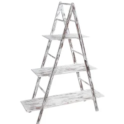 DecoWoerner Expositores Para Tiendas|Decoración Natural>Escalera De Estantería Vintage , Altura 150 Cm