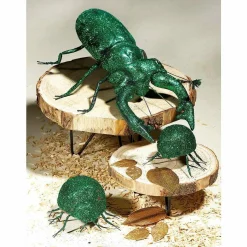 DecoWoerner Decoración De Animales|Decoración De Primavera>Escarabajo Gigante, Con Purpurina 2 Piezas