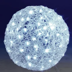 DecoWoerner Luces De Navidad>Esfera Luminosa De Luz LED De Fibras Acrílicas, Ø 50 Cm