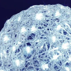 DecoWoerner Luces De Navidad>Esfera Luminosa De Luz LED De Fibras Acrílicas, Ø 50 Cm