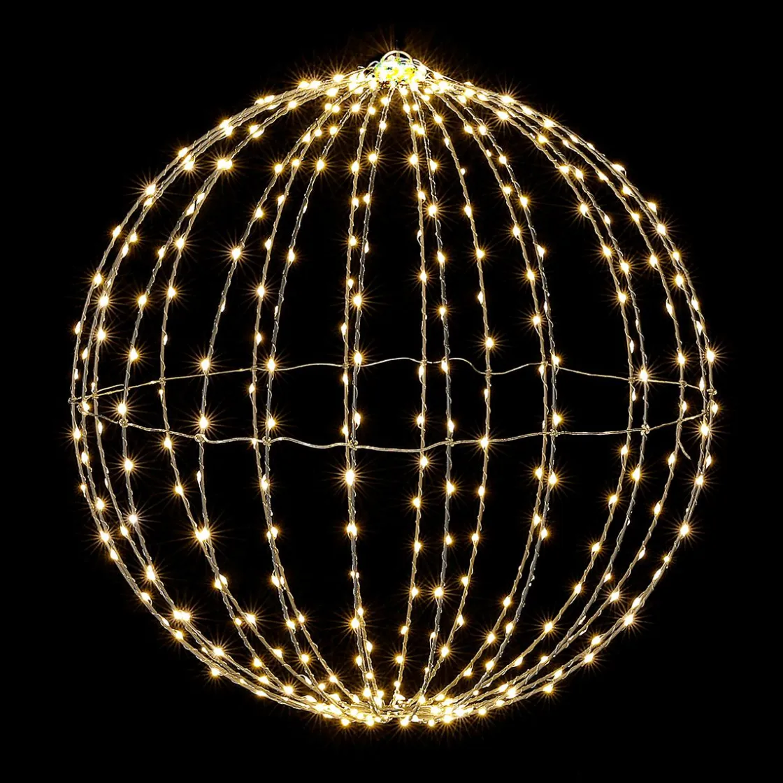 DecoWoerner Luces De Navidad>Esfera Luminosa LED Para Exteriores, LED Cálido - Blanco, Ø 50 Cm