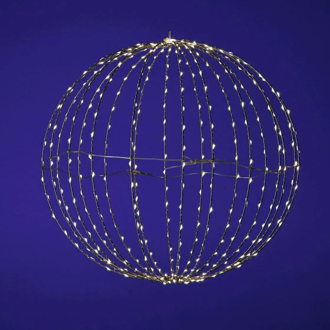 DecoWoerner Luces De Navidad>Esfera Luminosa LED Para Exteriores, LED Cálido - Blanco, Ø 50 Cm