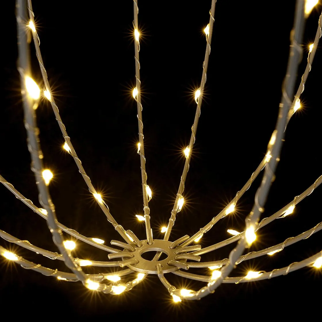 DecoWoerner Luces De Navidad>Esfera Luminosa LED Para Exteriores, LED Cálido - Blanco, Ø 30 Cm