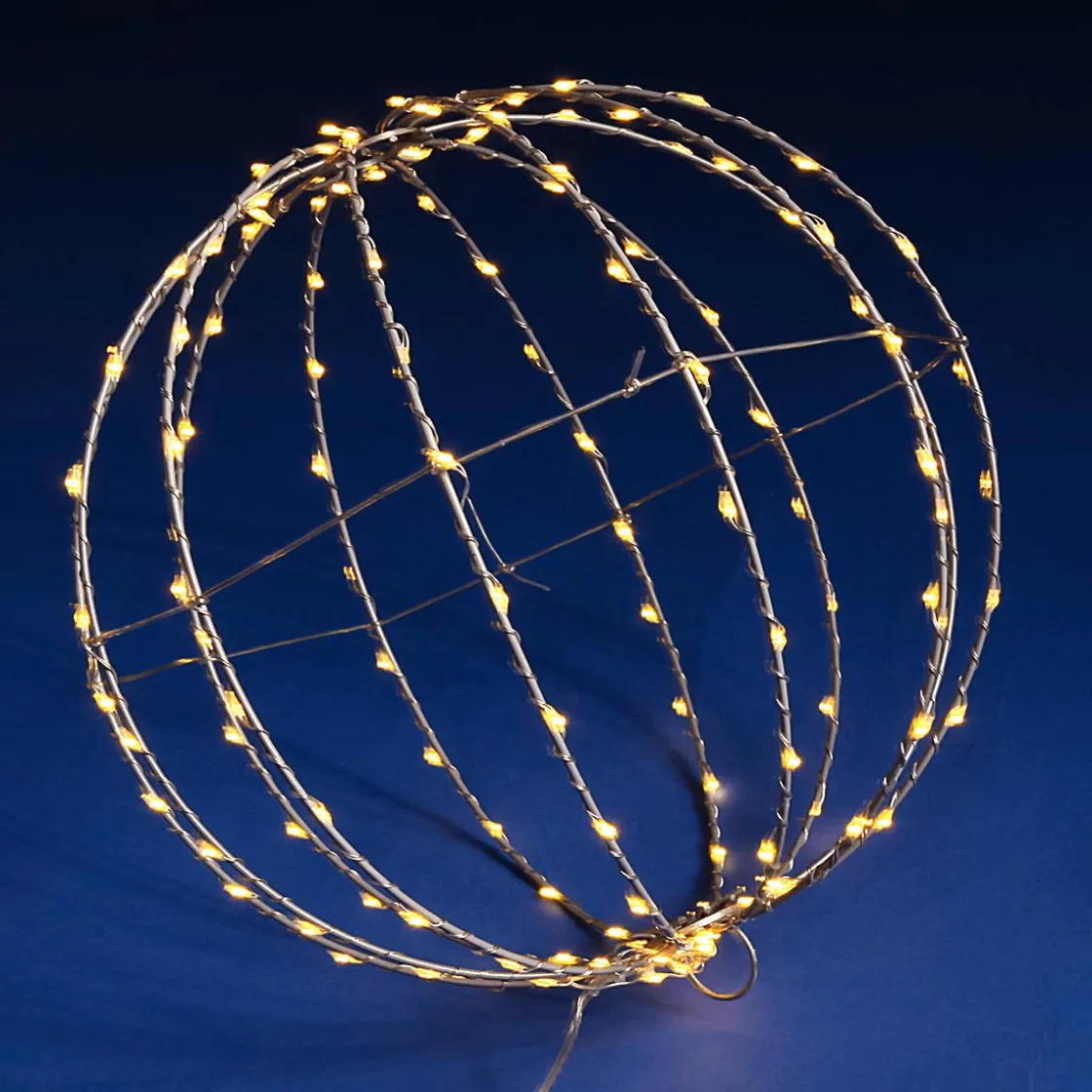 DecoWoerner Luces De Navidad>Esfera Luminosa LED Para Exteriores, LED Cálido - Blanco, Ø 30 Cm