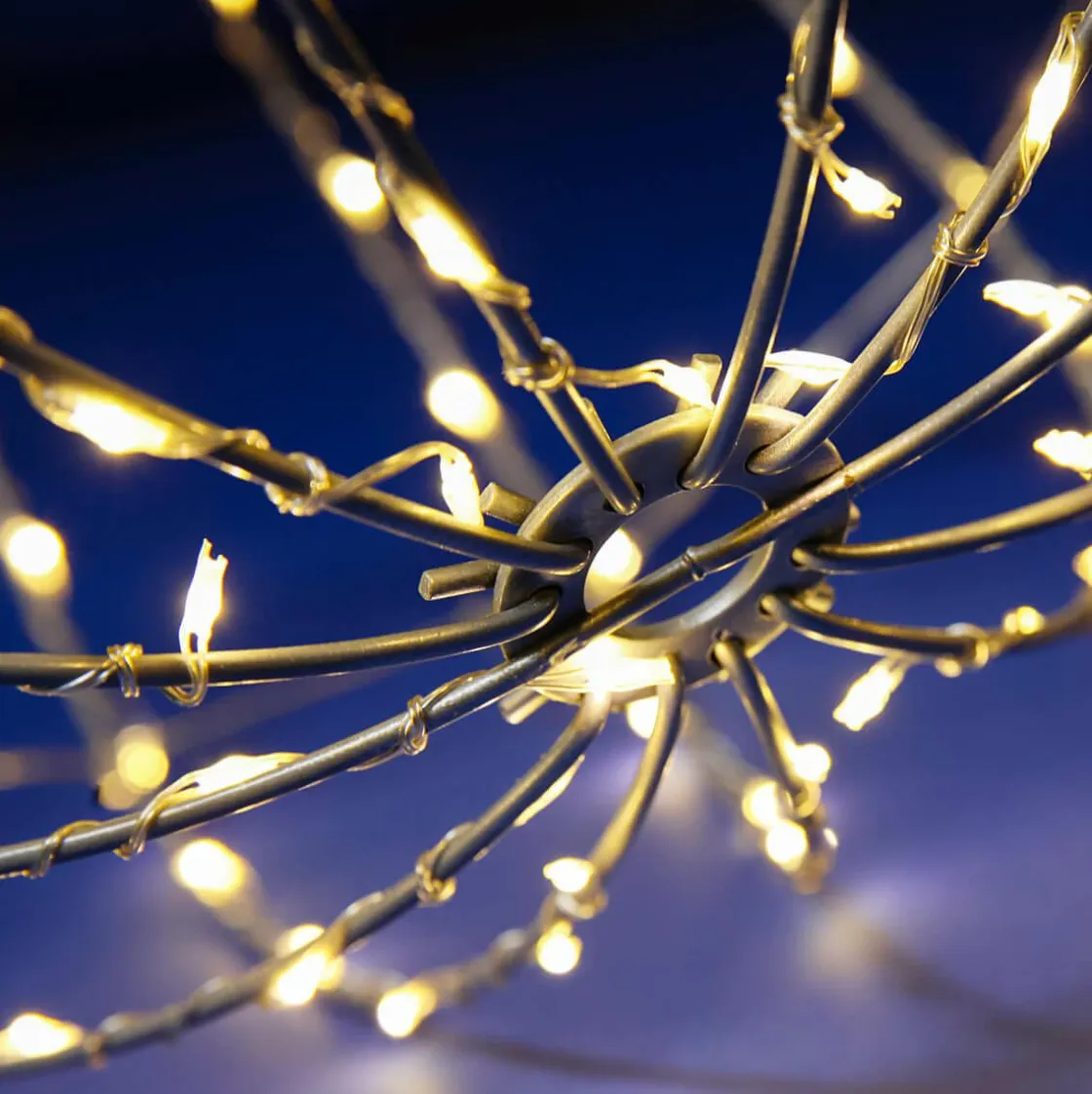 DecoWoerner Luces De Navidad>Esfera Luminosa LED Para Exteriores, LED Cálido - Blanco, Ø 30 Cm