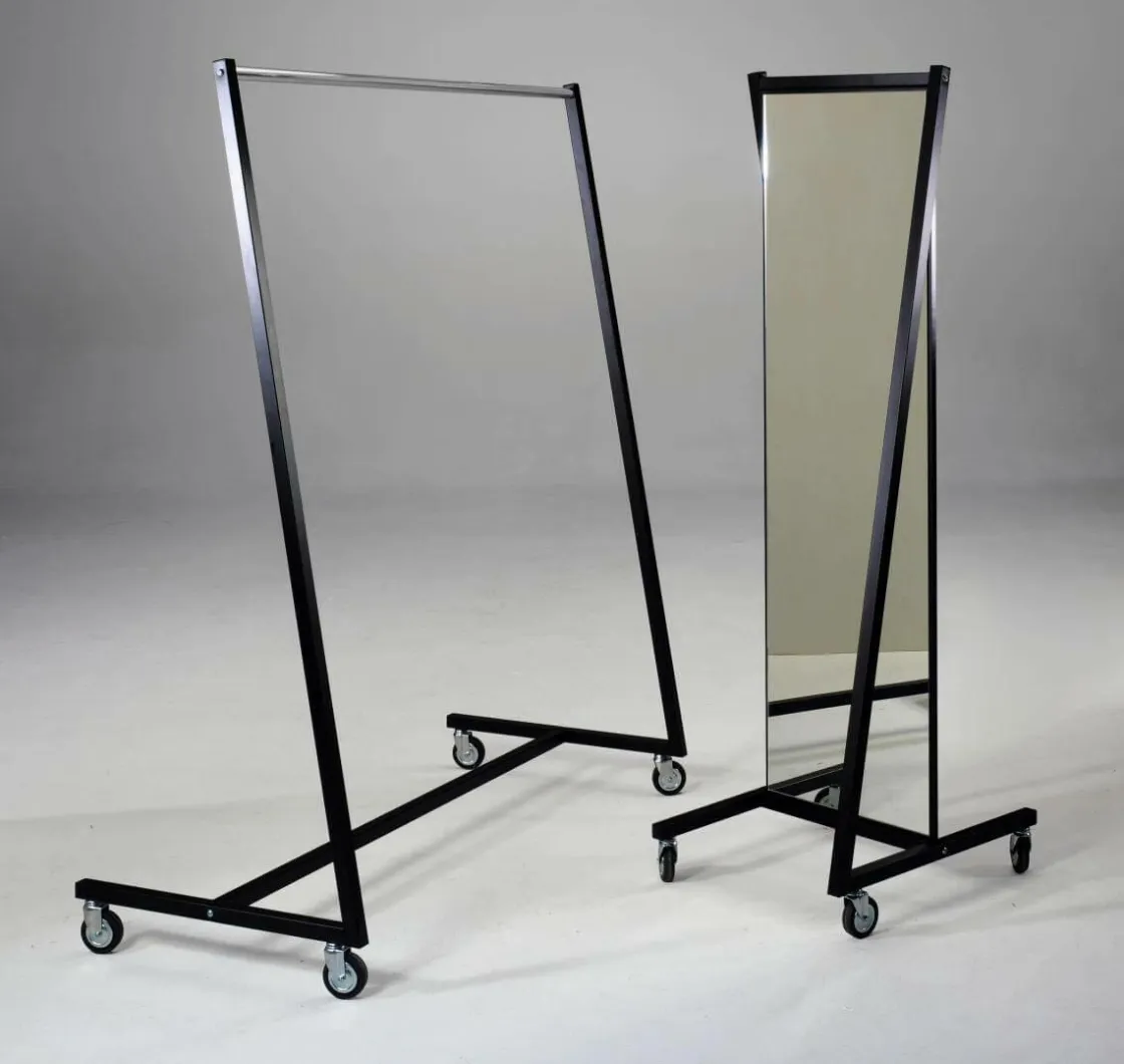 DecoWoerner Expositores Para Tiendas>Espejo De Probador Y De Pared VOGUE Altura 168 Cm