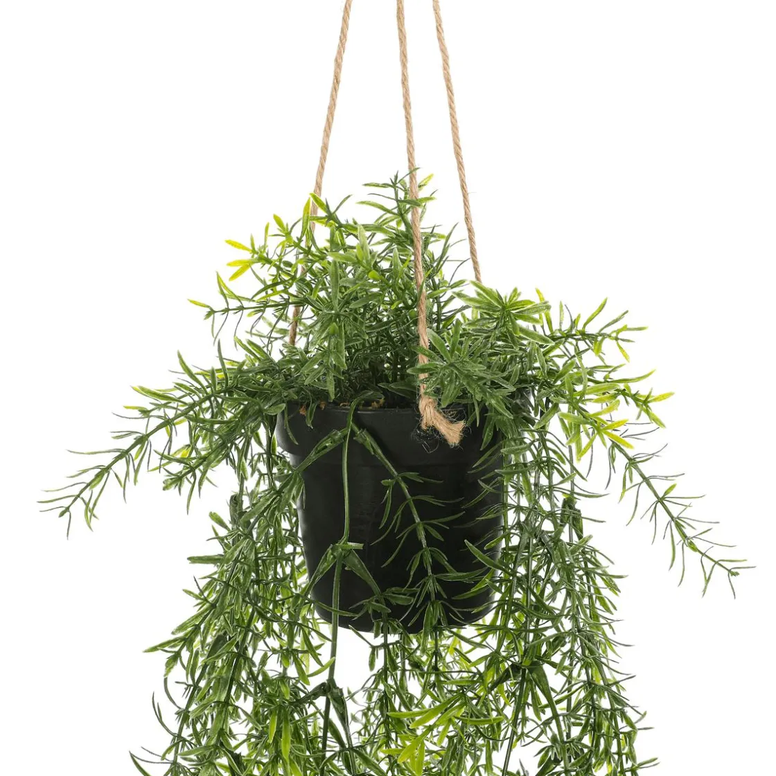 DecoWoerner Plantas Colgantes>Espárrago Artificial Ornamental Asparagus Cesta Colgante 20 X 50 Cm