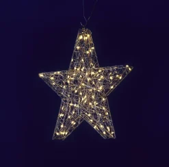 DecoWoerner Estrella De Navidad|Luces De Navidad>Esquema De Estrella LED, Ø 38 Cm