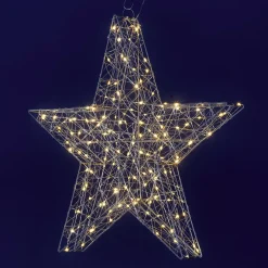 DecoWoerner Estrella De Navidad|Luces De Navidad>Esquema De Estrella LED, Ø 58 Cm