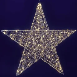 DecoWoerner Estrella De Navidad|Luces De Navidad>Esquema De Estrella LED, Ø 78 Cm