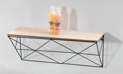 DecoWoerner Expositores Para Tiendas|Decoración Natural>Estantería De Pared Anchura 57 Cm