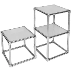 DecoWoerner Expositores Para Tiendas>Estantería Para Ventas "Estilo De Fábrica" Altura 40 Cm