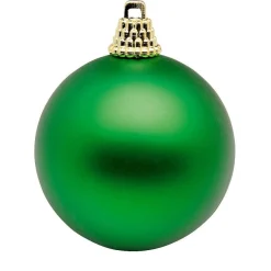 DecoWoerner Bolas De Navidad>Estera, Bolas De Plástico Navideñas s, 6 Cm Ø - 24 Piezas
