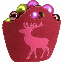 DecoWoerner Bolas De Navidad>Estera, Bolas De Plástico Claro, 6 Cm Ø - 24 Piezas
