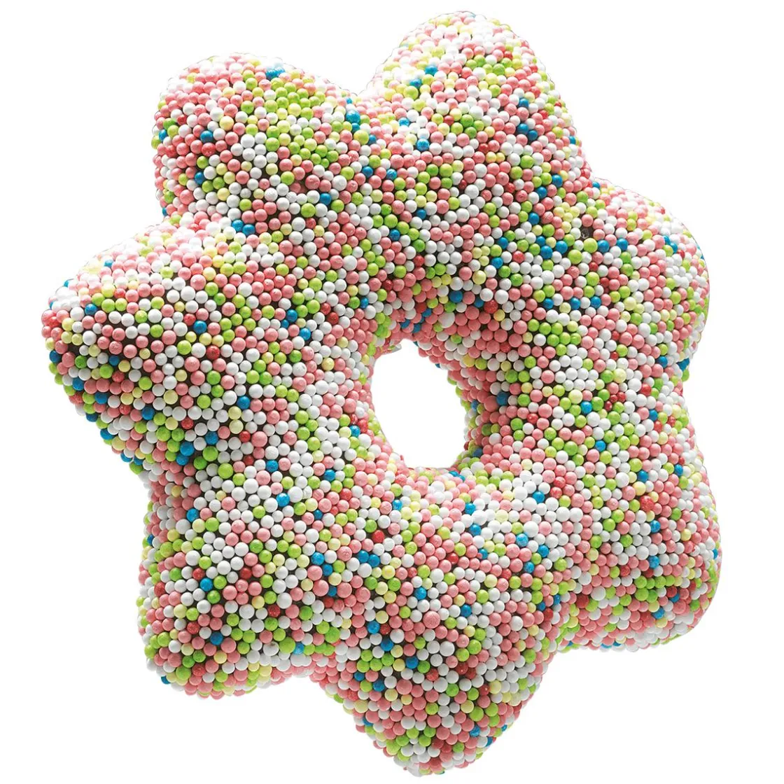 DecoWoerner Chupetes Xxl>Estrella De Pan De Jengibre Con Cobertura Espolvoreada Ø 30 Cm
