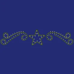 DecoWoerner Luces De Navidad>Estrella De Vano De Carretera, Ø 100 Cm