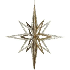DecoWoerner Estrella De Navidad>Estrella Decorativa 3D, Ø 60 Cm,