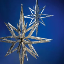 DecoWoerner Estrella De Navidad>Estrella Decorativa 3D, Ø 60 Cm,