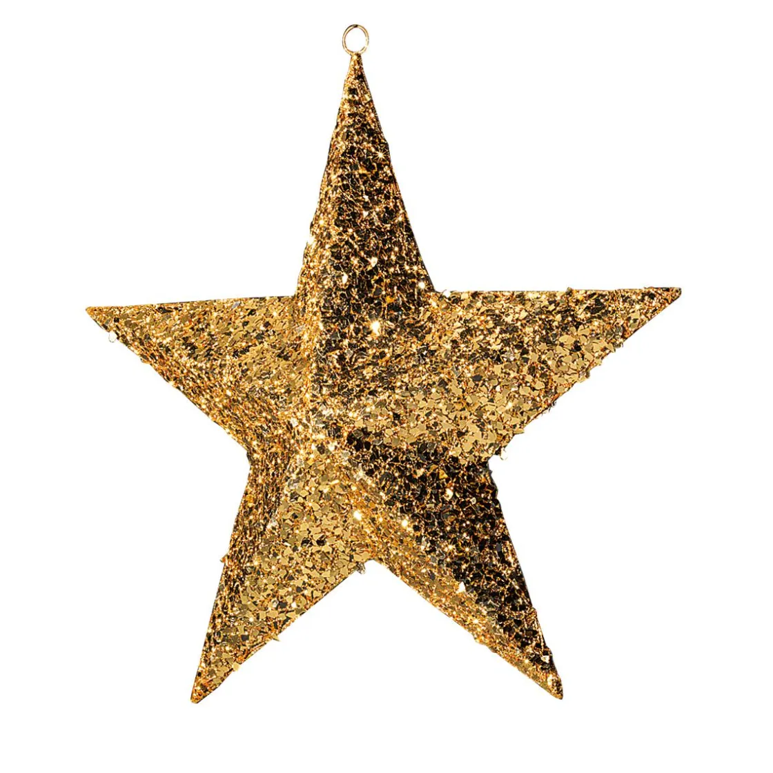 DecoWoerner Estrella De Navidad>Estrella Decorativa, Dorado, Ø 80 Cm
