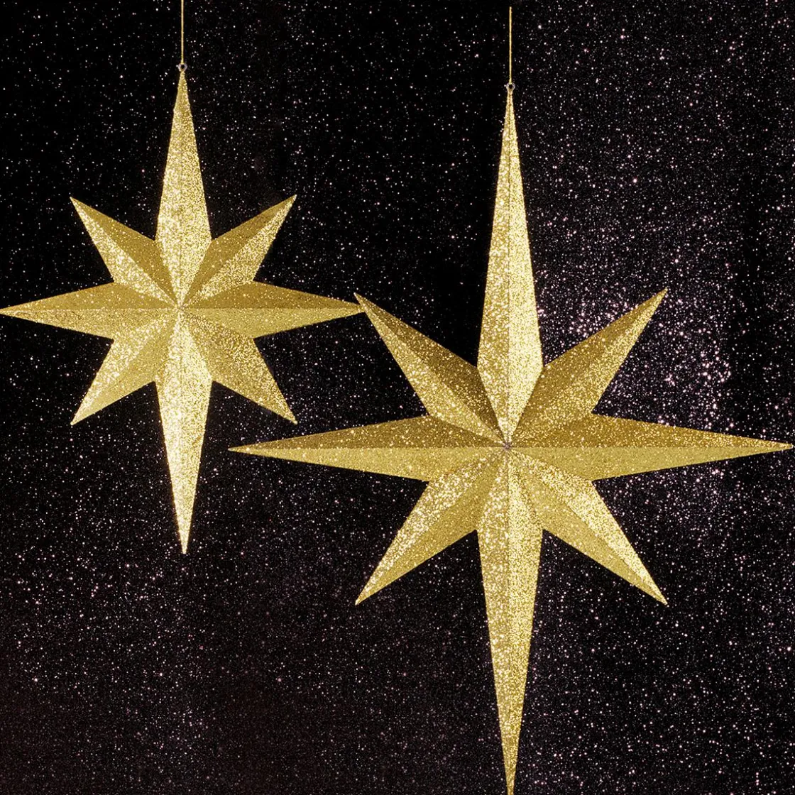 DecoWoerner Decoración Navideña Xxl|Estrella De Navidad>Estrella Decorativa XXL 100 Cm