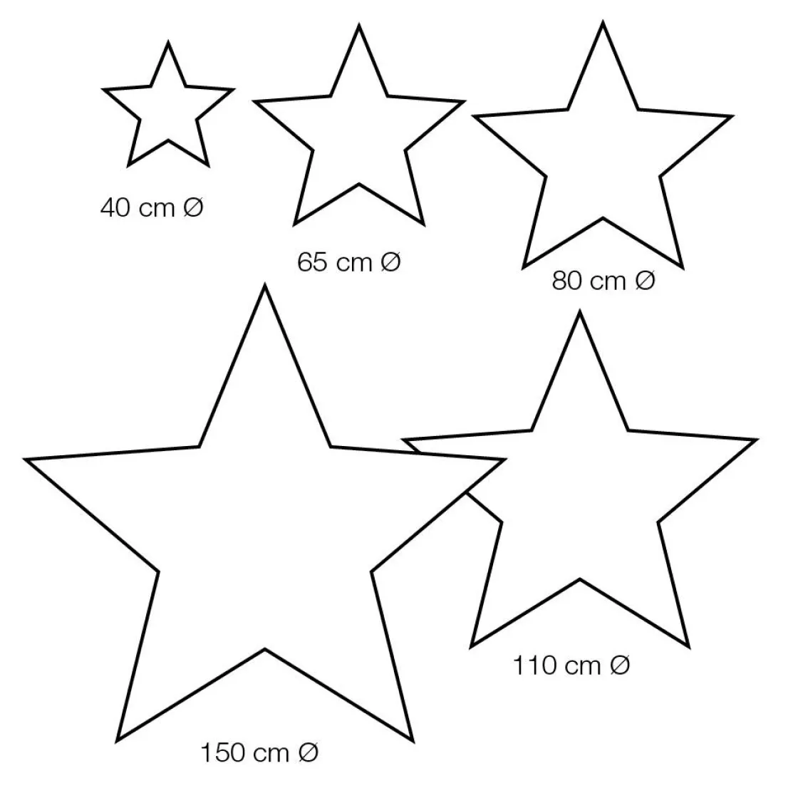 DecoWoerner Estrella De Navidad>Estrella Dorada Plegable De Tela Decó Con Cremallera 110 Cm
