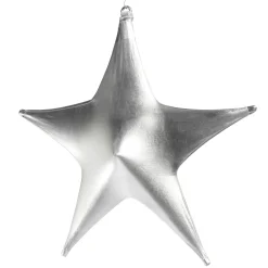 DecoWoerner Decoración Temática|Decoración Navideña Xxl>Estrella Extensible Ø 80 Cm, Ignífuga B1