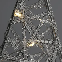DecoWoerner Luz Decorativa|Estrella De Navidad>Estrella Metálica Decorativa LED De 30 Cm Que Funciona Con Pilas
