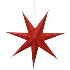 DecoWoerner Estrella De Navidad>Estrella Plegable Cubierta De Yute 45 Cm