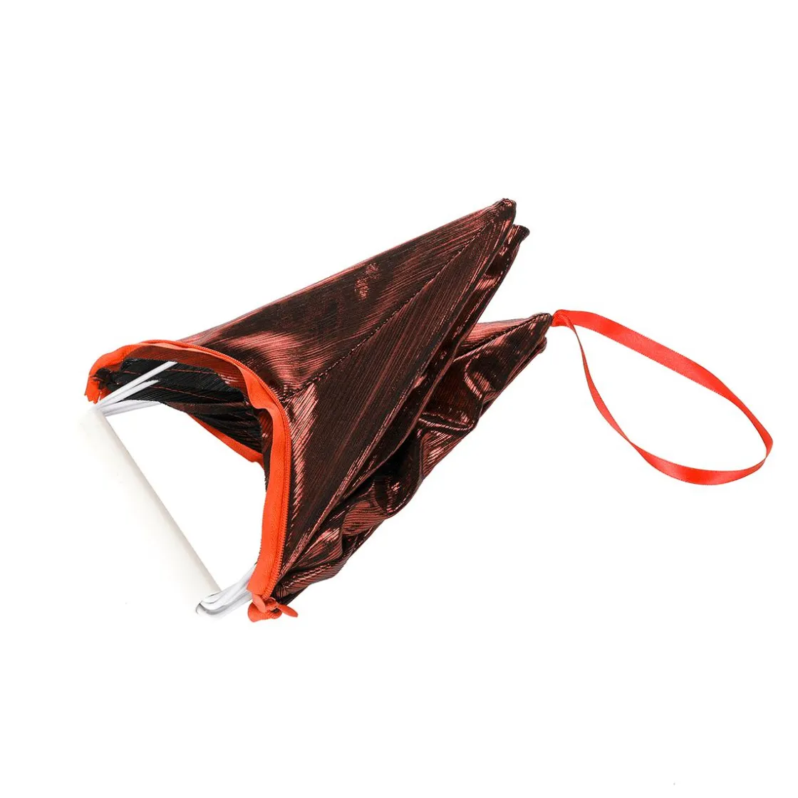 DecoWoerner Estrella De Navidad>Estrella Plegable De Tela Deco Negro- Con Cremallera, 40 Cm