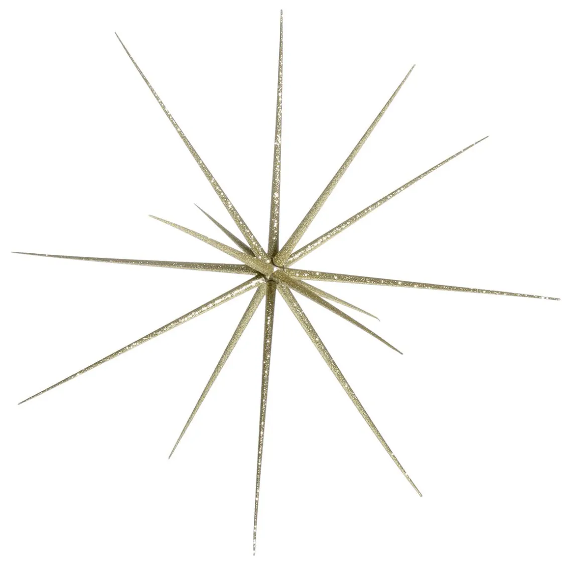 DecoWoerner Estrella De Navidad>Estrella Sputnik, Color Dorado, Ø 40 Cm
