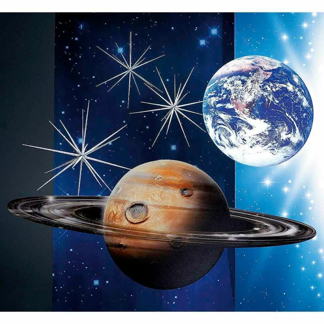 DecoWoerner Estrella De Navidad>Estrella Sputnik, Color , Ø 40 Cm