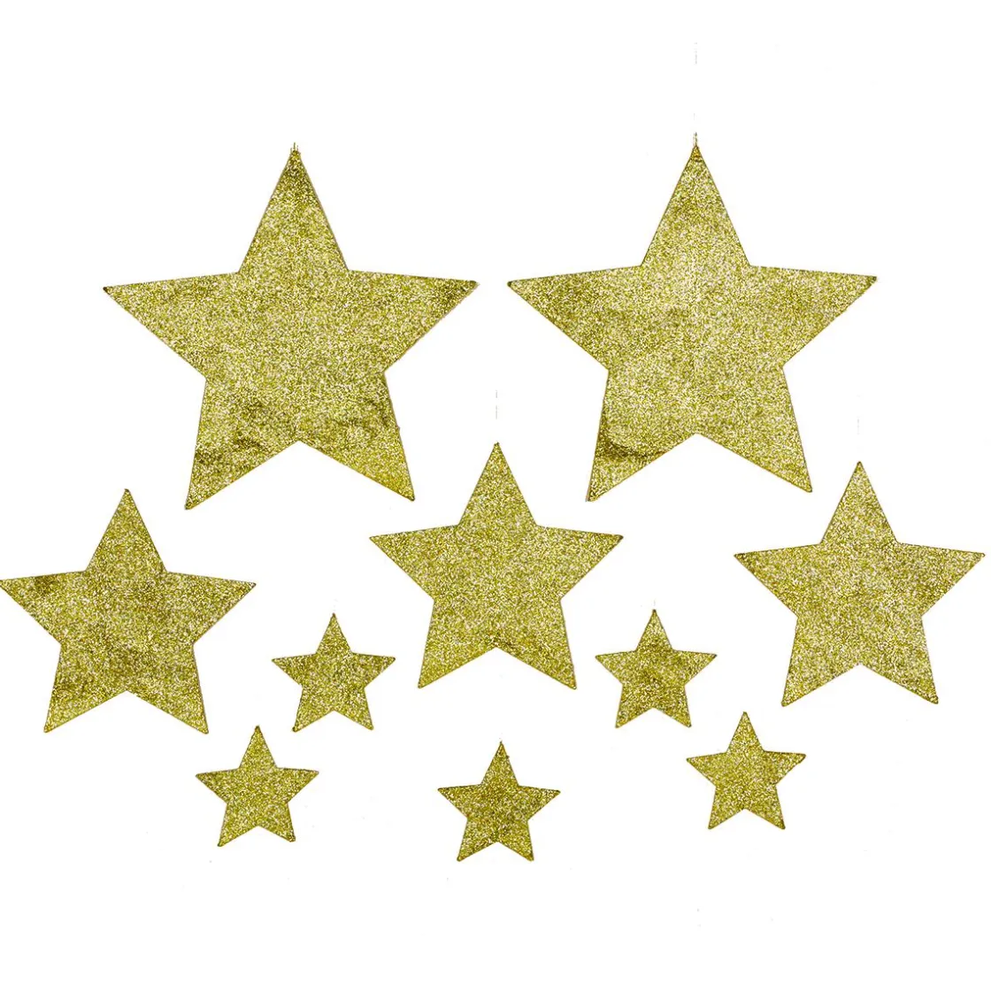 DecoWoerner Estrella De Navidad>Estrellas 2D, , 10 Pz. Colgador Nailon