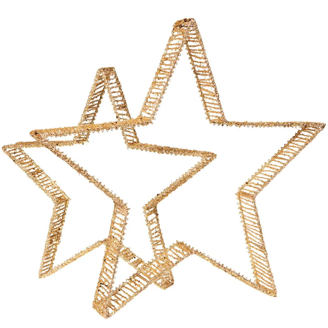 DecoWoerner Estrella De Navidad>Estrellas Decorativas 2 Piezas Ø 40-50 Cm