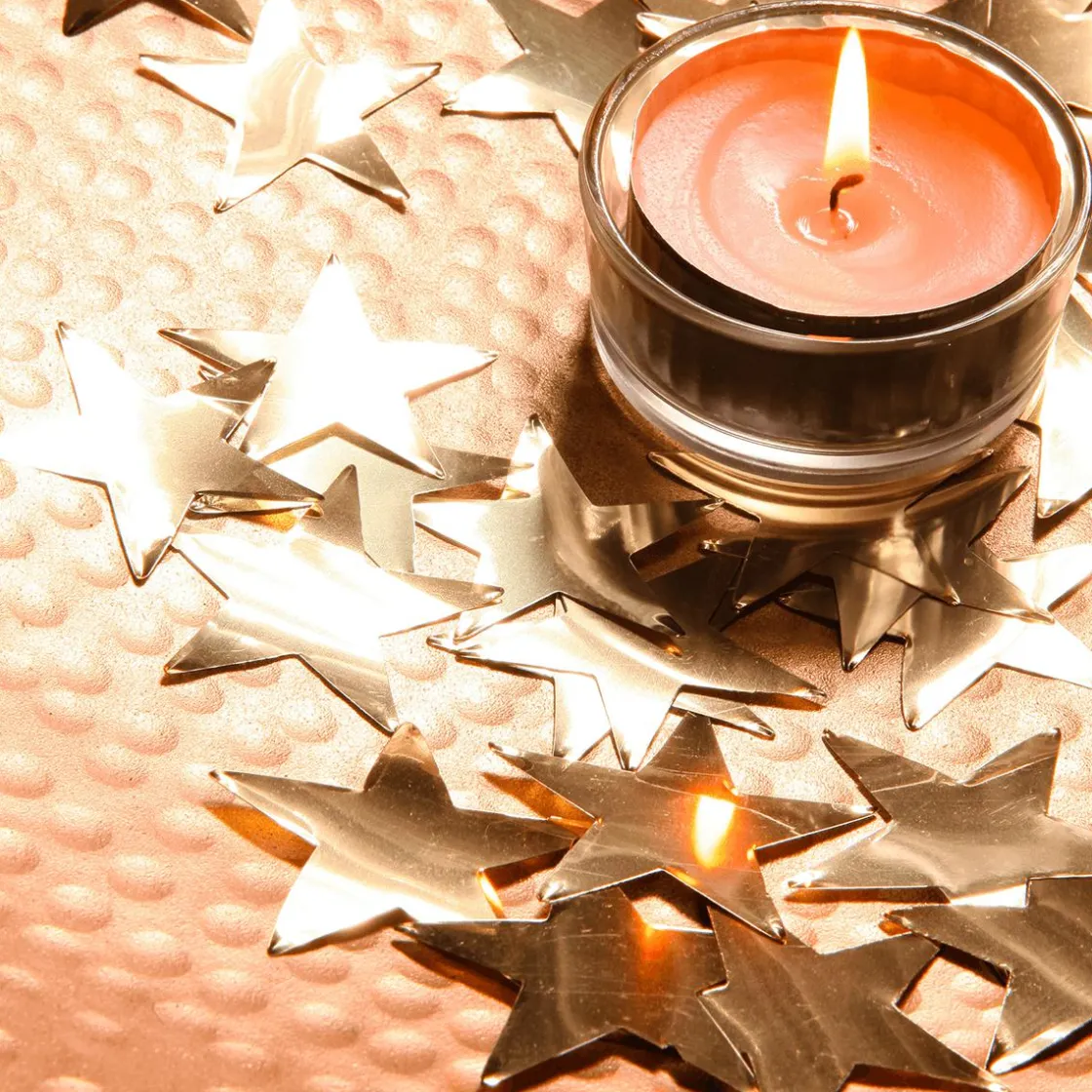 DecoWoerner Decoración Dispersa|Estrella De Navidad>Estrellas Decorativas Para Dispersar , Ø 10 Cm, 25 Piezas