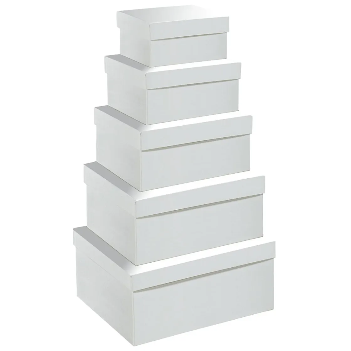 DecoWoerner Cajas De Regalo>Estuche Regalo Con Tapa Metalizado 5pcs.