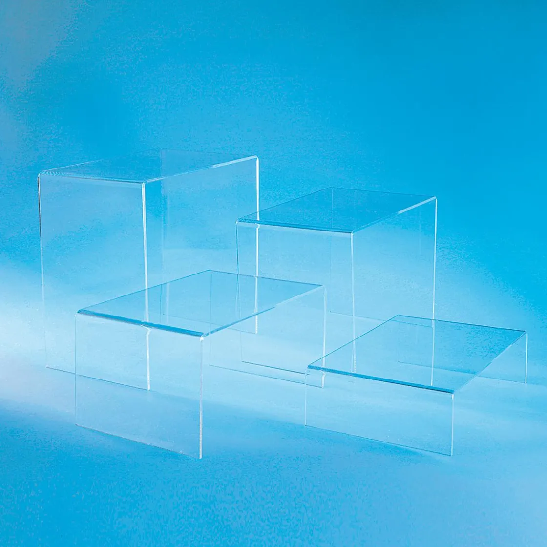 DecoWoerner Expositores Para Tiendas>Expositor Acrílico 18 Cm Fondo 4 Piezas
