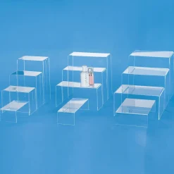 DecoWoerner Expositores Para Tiendas>Expositor Acrílico 18 Cm Fondo 4 Piezas