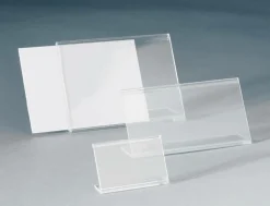DecoWoerner Etiquetaje>Expositor Acrílico En L En Horizontal, 52 X 34 Mm