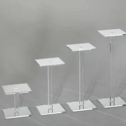 DecoWoerner Expositores Para Tiendas>Expositor De 4 Piezas Con Soporte