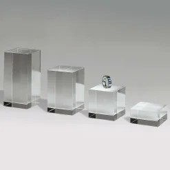DecoWoerner Expositores Para Tiendas>Expositor De 4 Piezas Con Soporte
